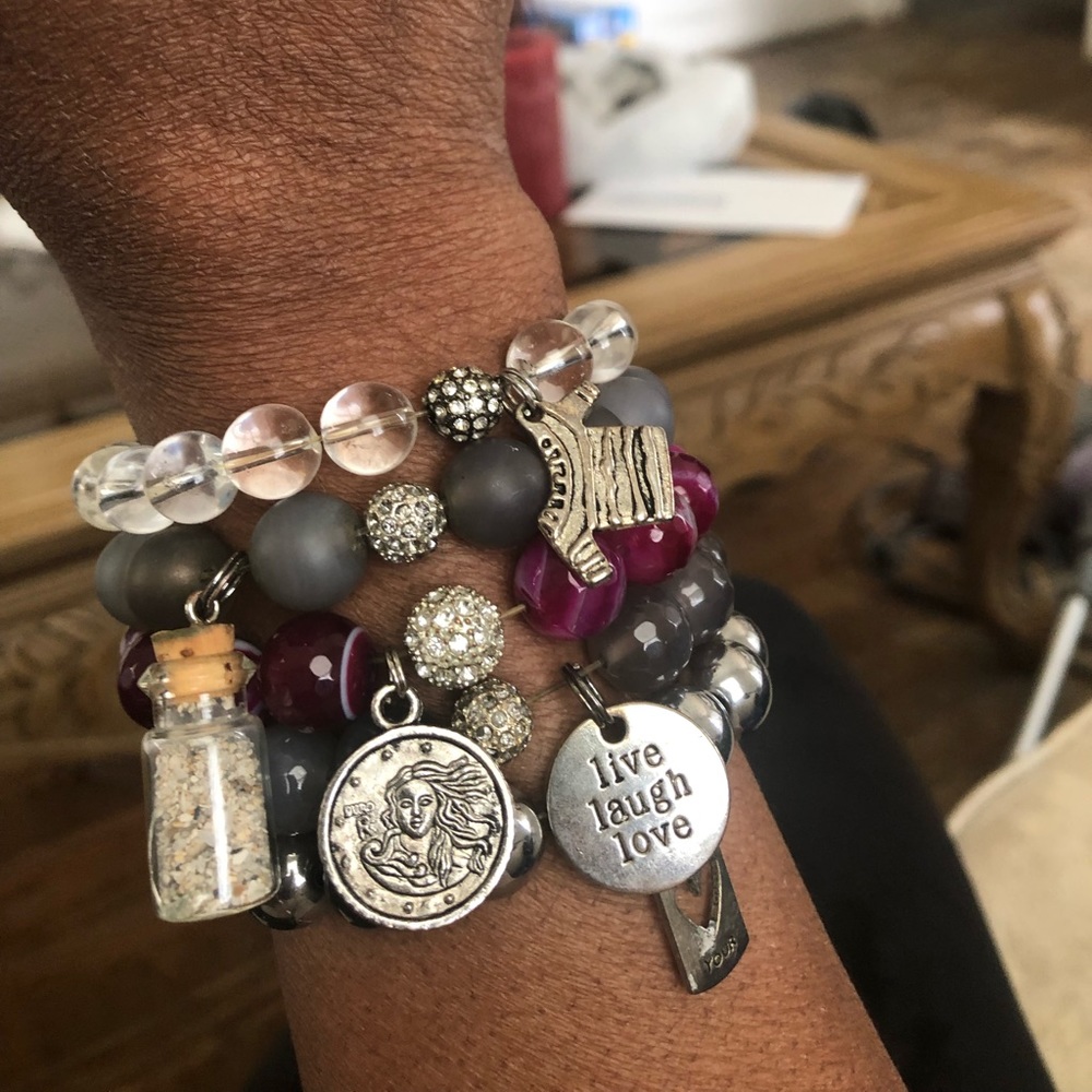 Handmade made stack set.